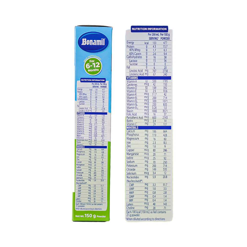Bonamil Milk Supplement 6-12 Months 150g - Image 3