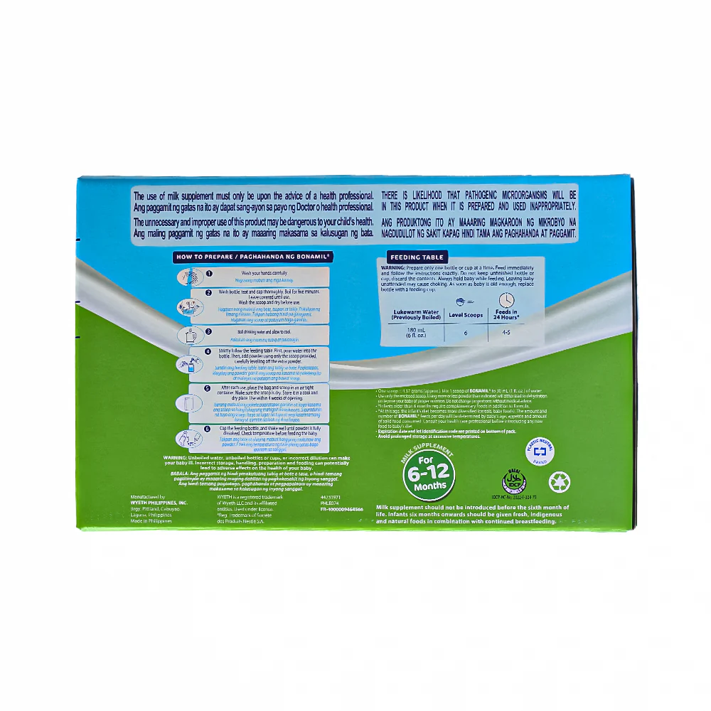 Bonamil Milk Supplement 6-12 Months 2.4kg - Image 2