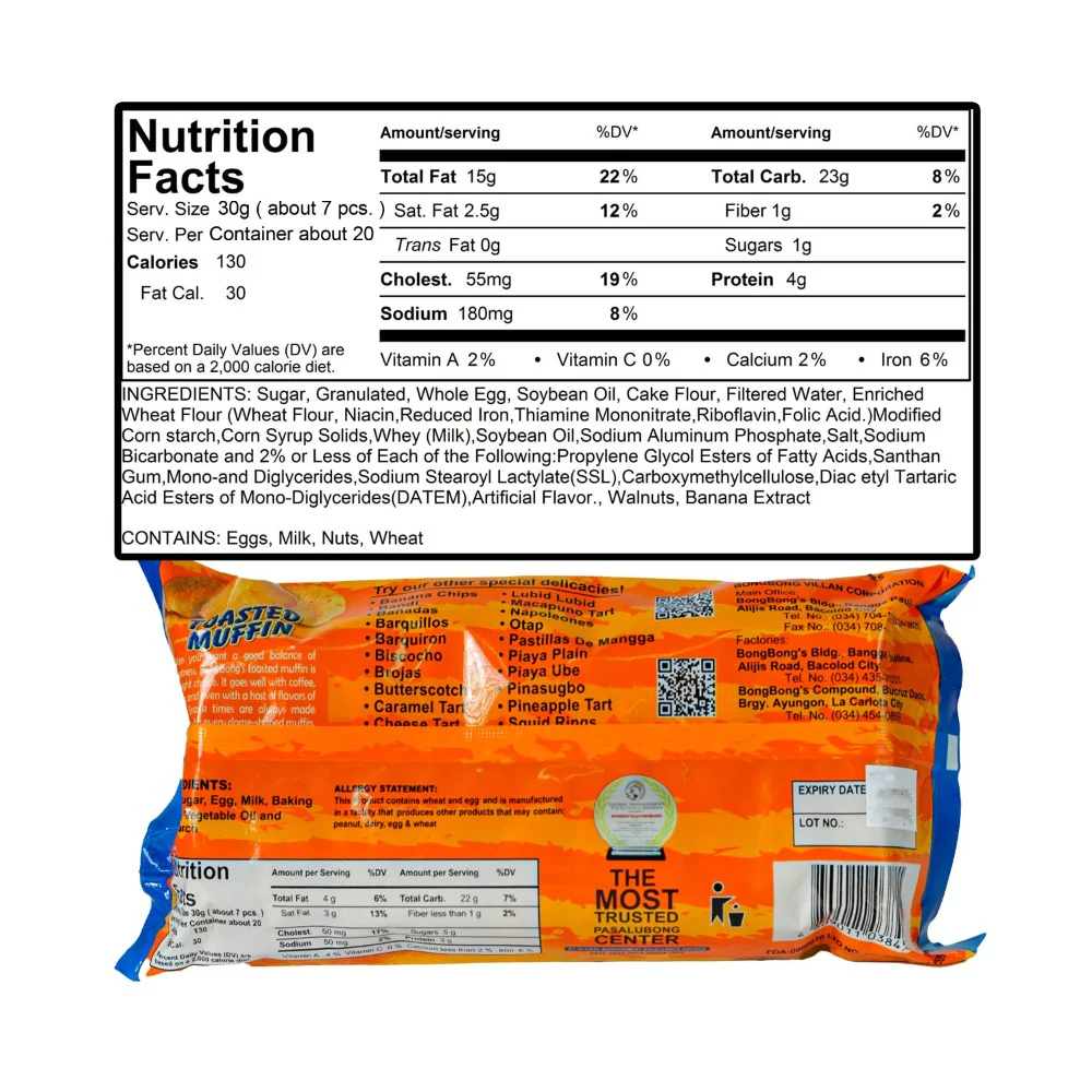 BongBong's Toasted Muffin 100g - Image 3