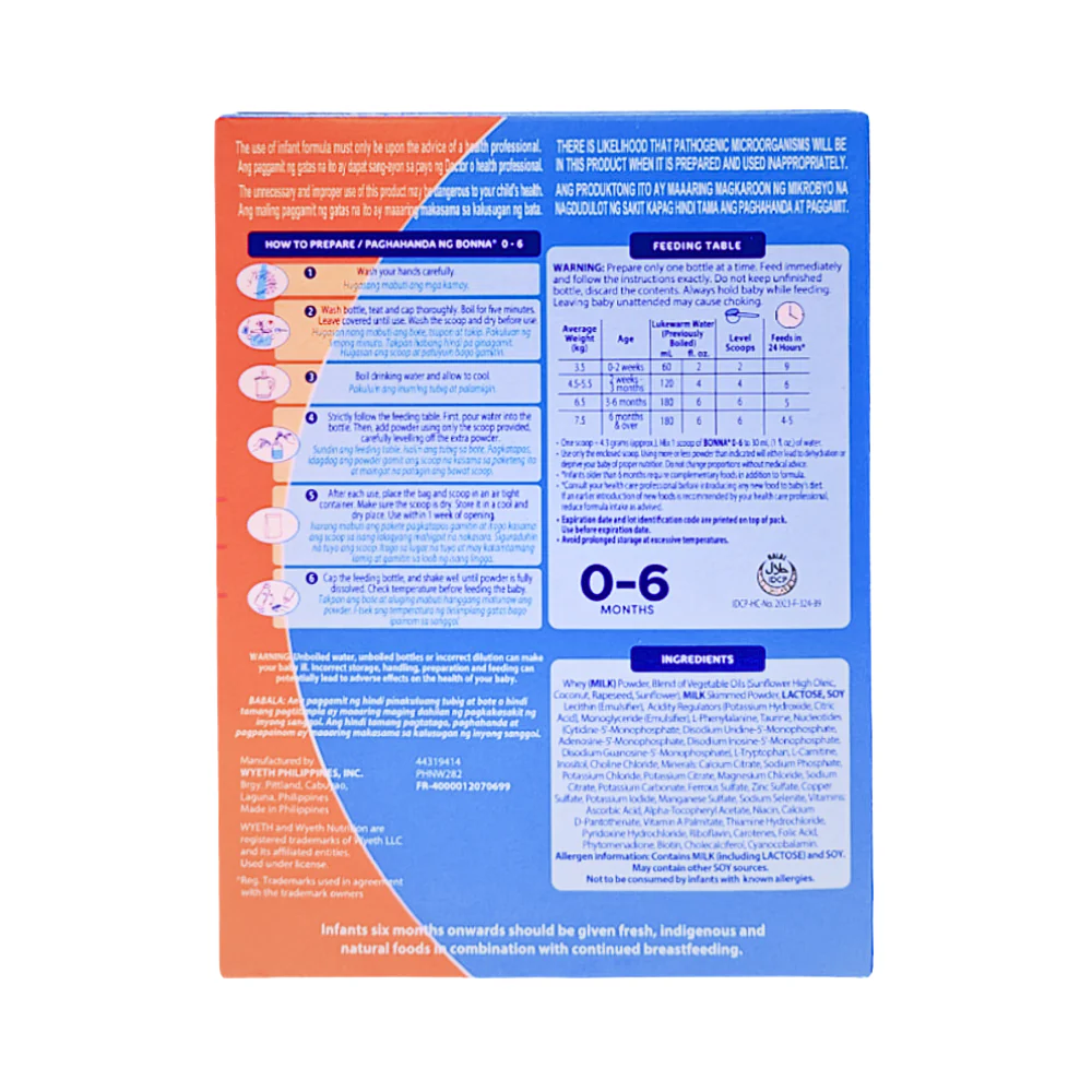 Bonna Infant Formula 0-6 Months 150g - Image 2