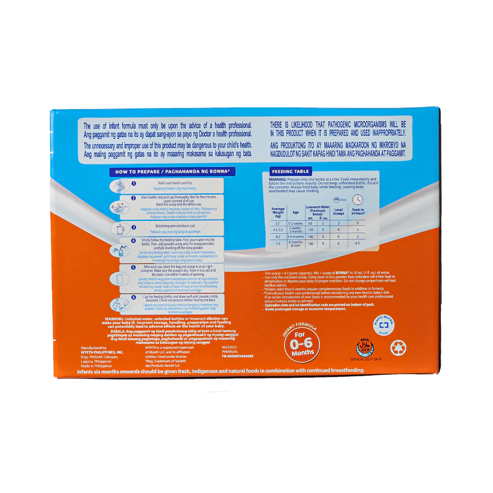 Bonna Infant Formula 0-6 Months 2kg - Image 2
