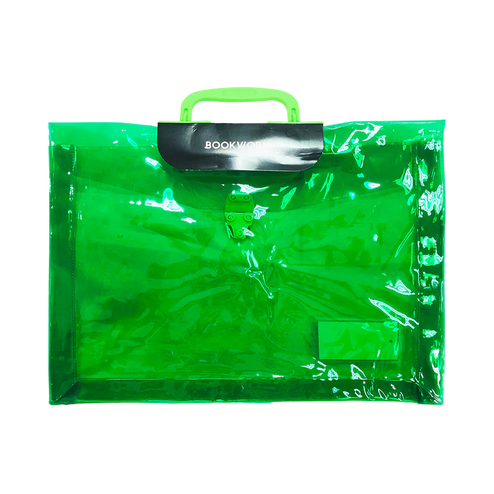 Bookworm Expanding Snap Envelope With Handle Plain - Image 4