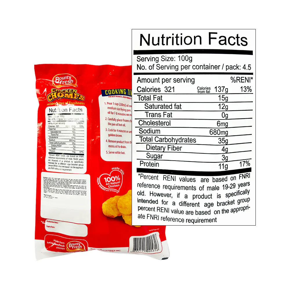Bounty Fresh Chicken Chomps With Barbecue Sauce 450g - Image 2