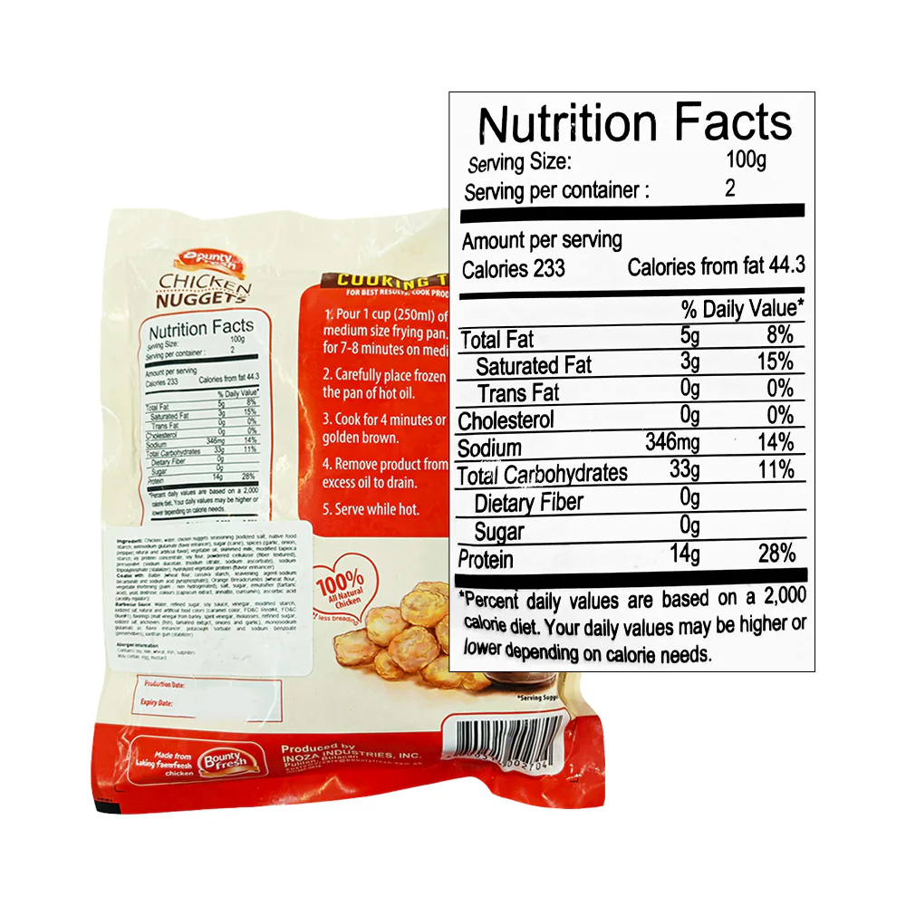 Bounty Fresh Chicken Nuggets With Barbecue Sauce 200g - Image 2