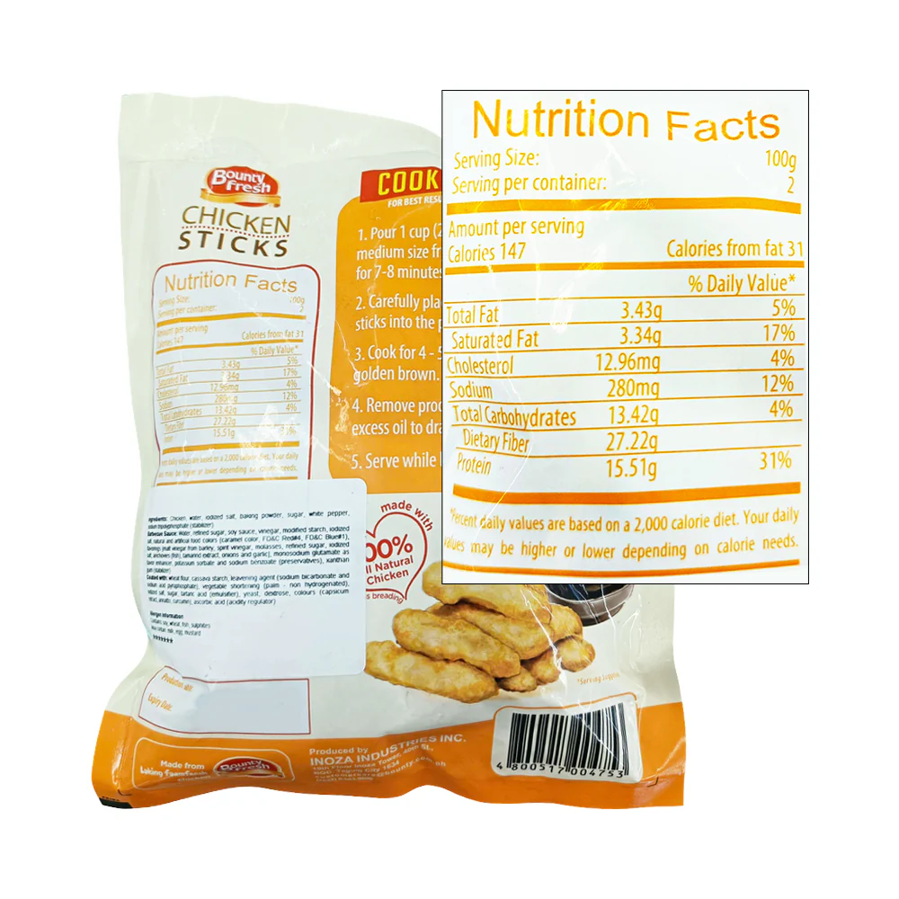 Bounty Fresh Chicken Sticks With Barbecue Sauce 200g - Image 2