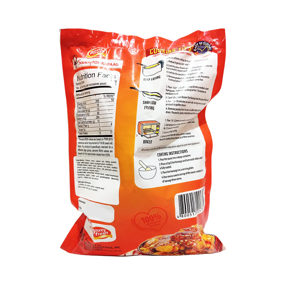 Bounty Fresh Saucy Torikaraage Teriyaki 450g - Image 3