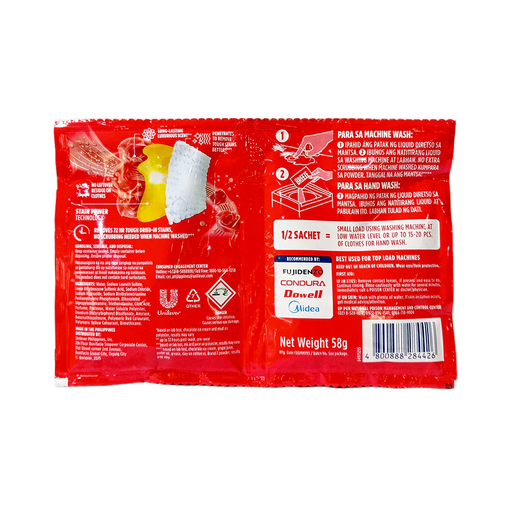 Breeze Liquid Detergent Power Machine Luxe Red 58g - Image 2