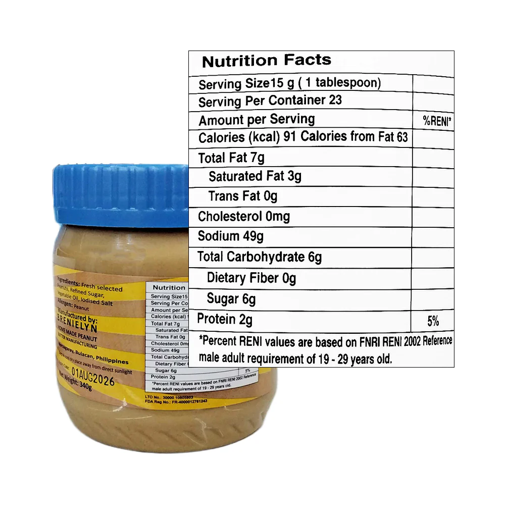Brenielyn Home Made Peanut Butter 340g - Image 2