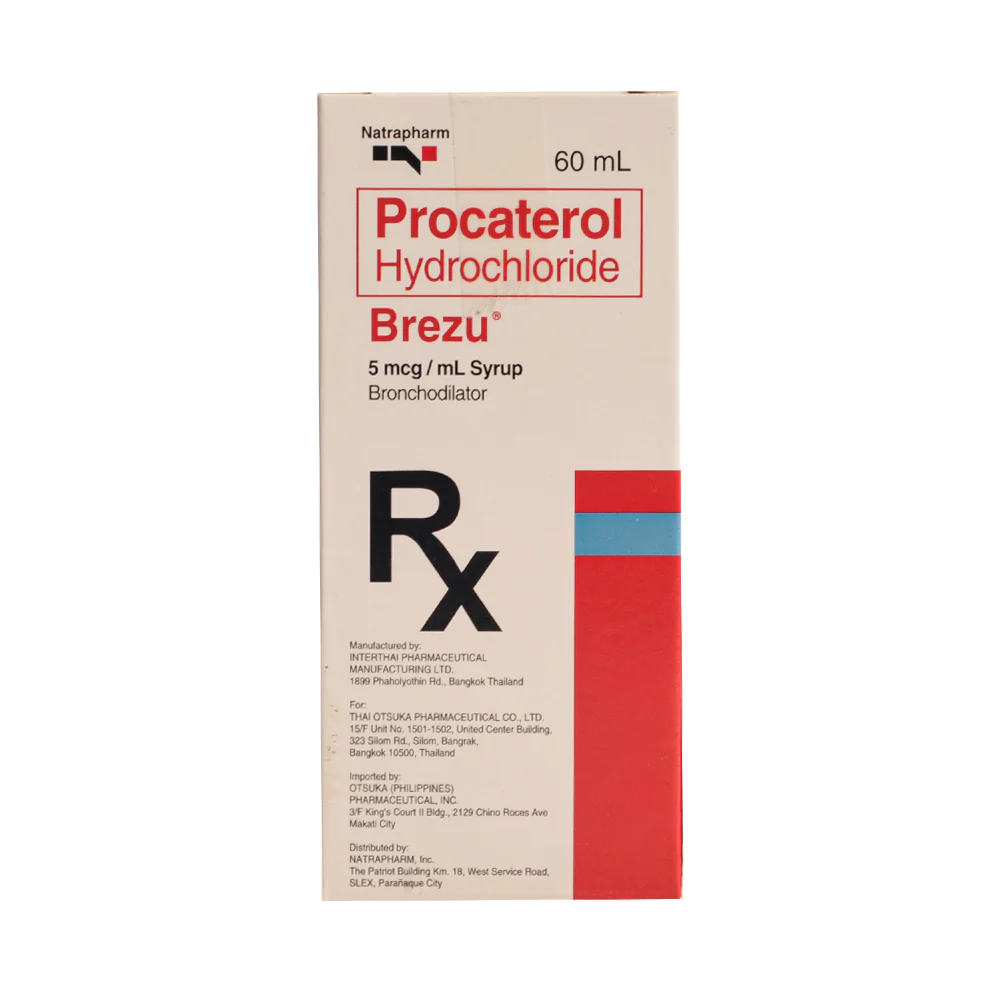 Brezu Procaterol Hydrochloride 5mcg/ml Syrup 60ml - Image 2