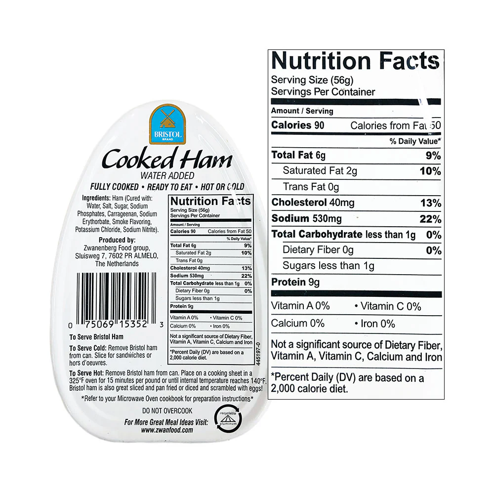 Bristol Cooked Ham 325g - Image 2
