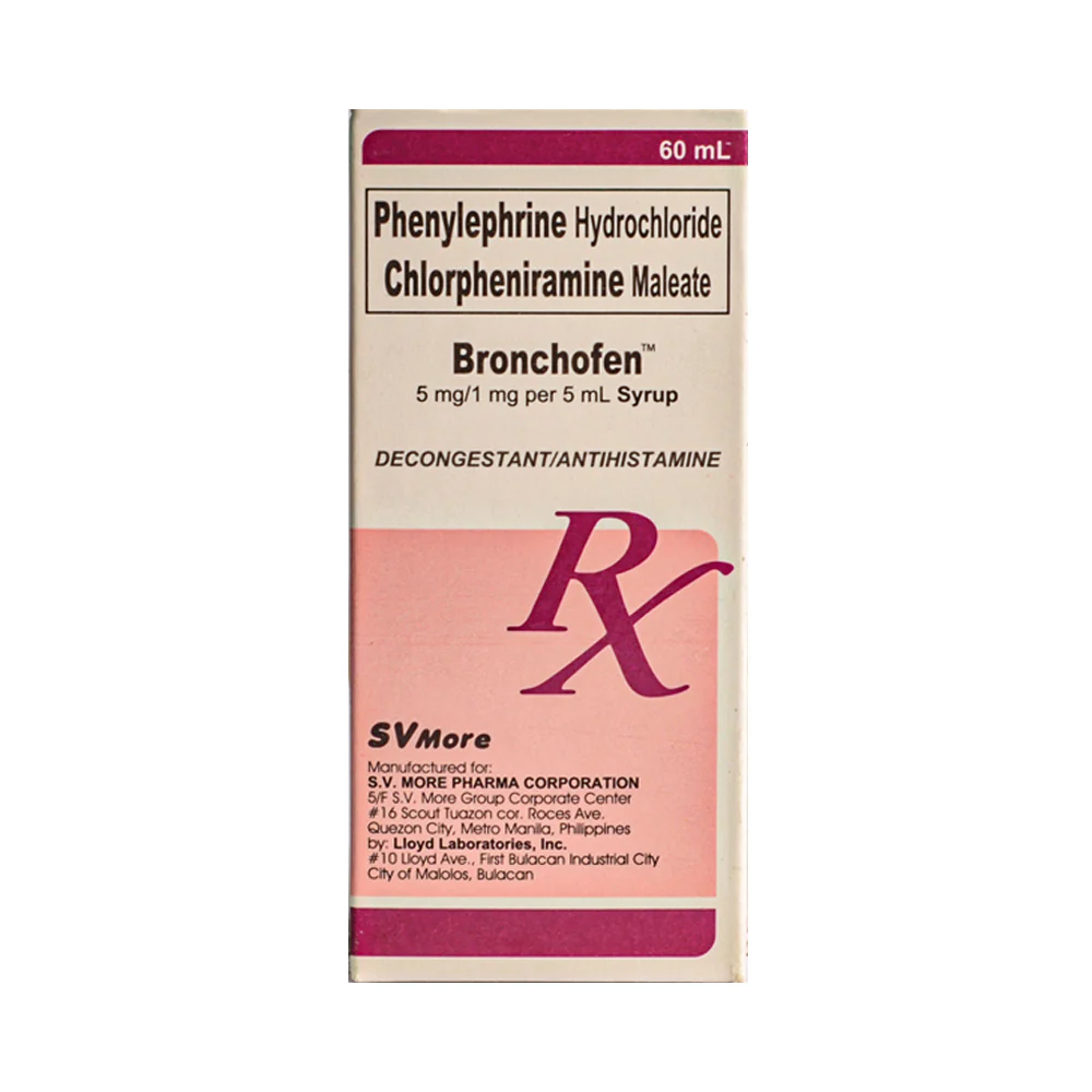 Bronchofen 5mg/1mg/5ml Syrup 60ml - Image 2