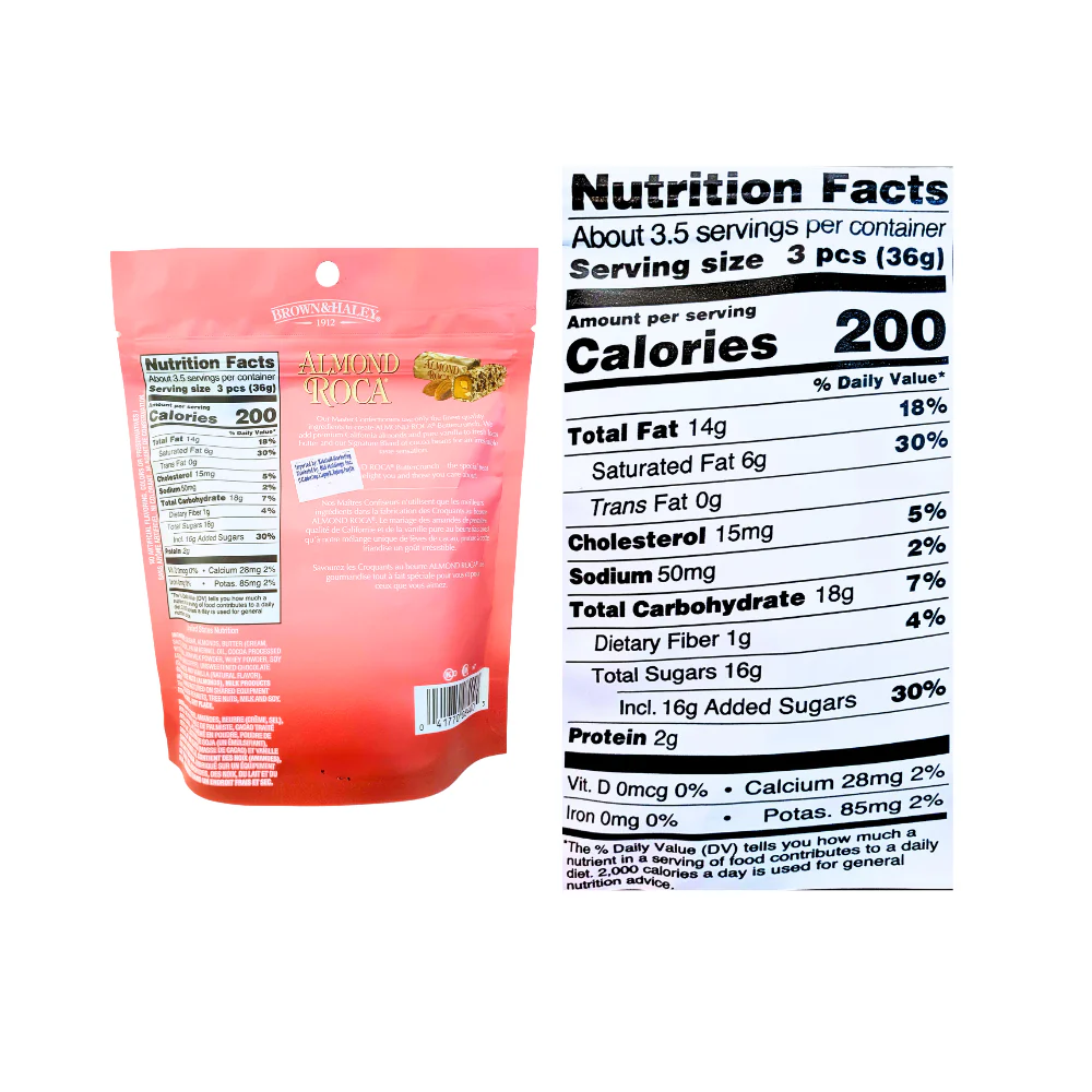 Brown & Haley Almond Roca Buttercrunch With Almonds 4.5oz 127g - Image 3