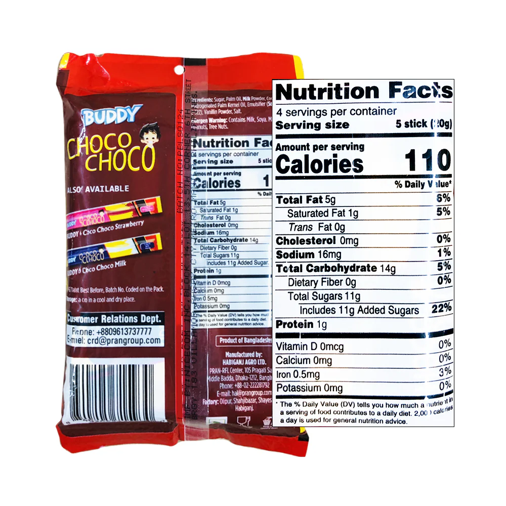 Buddy Choco Choco Liquid 4g x 20's + 2's - Image 2
