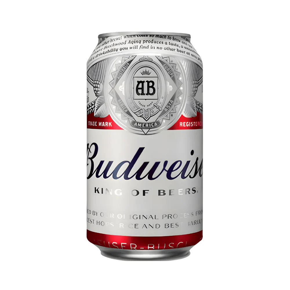 Budweiser Beer Can 330ml - Image 2