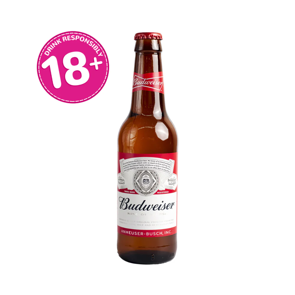 Budweiser King of Beers Bottle 330ml