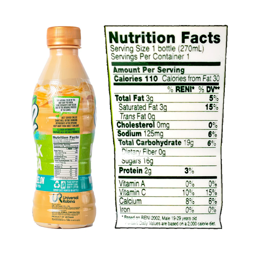 C2 Milk Tea Wintermelon 270ml - Image 3