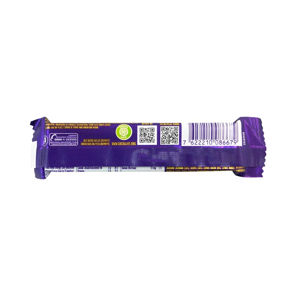 Cadbury Dairy Milk Fruit And Nut 30g - Image 2