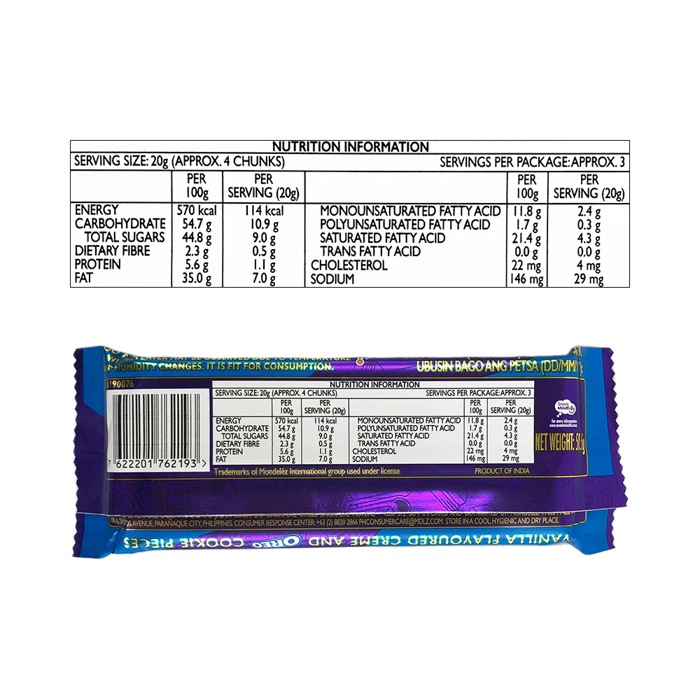 Cadbury Oreo Chocolate Dairy Milk - Image 2