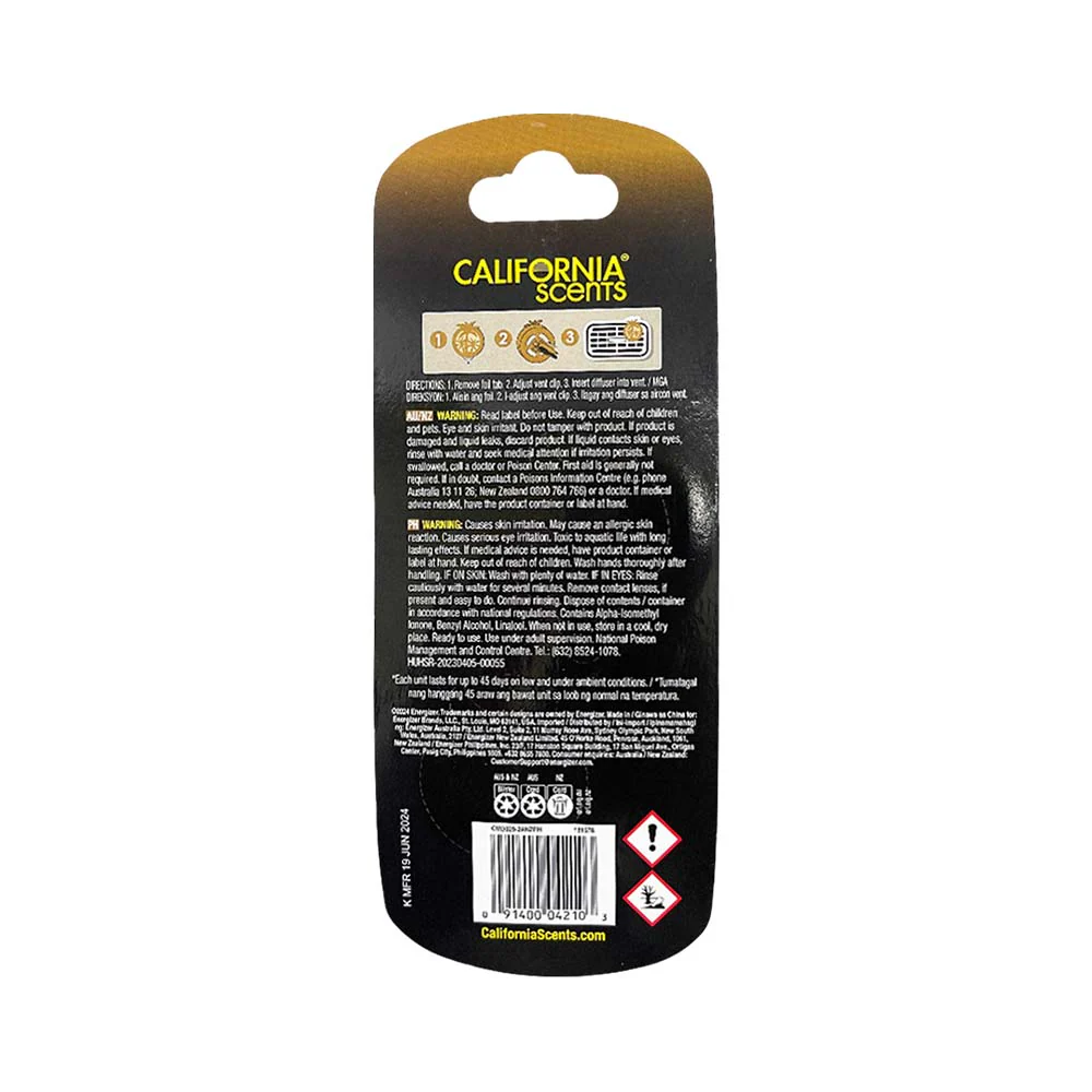 California Scents Mini Diffuser 3ml x 2's - Image 2