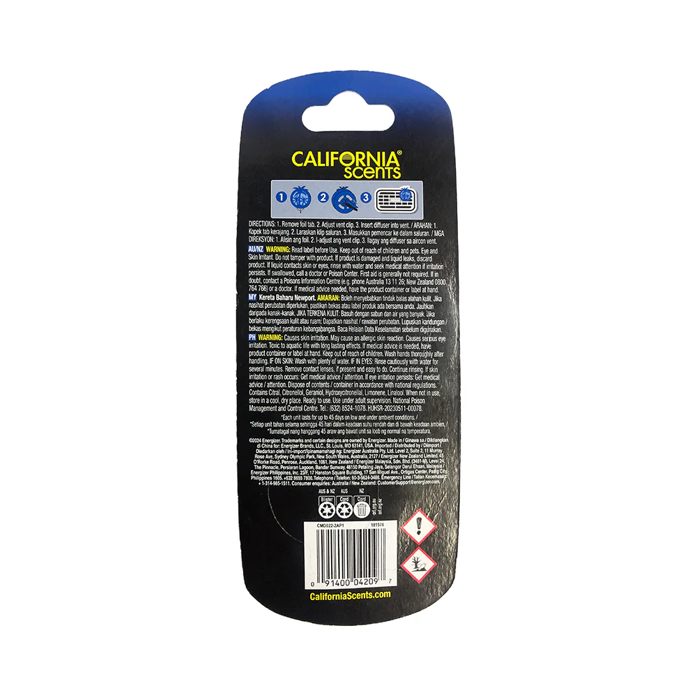 California Scents Mini Diffuser 3ml x 2's - Image 4