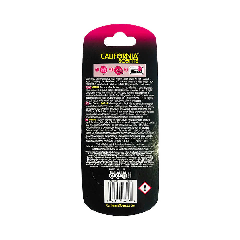 California Scents Mini Diffuser 3ml x 2's - Image 6