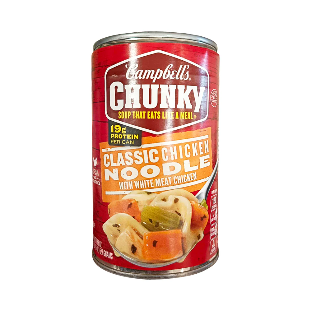 Campbell's Chunky Classic Chicken Noodle Soup 527g - Image 2