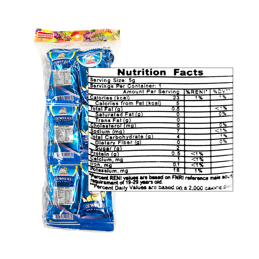 Candy Boy Cowhead Milk Tablet 24's - Image 2