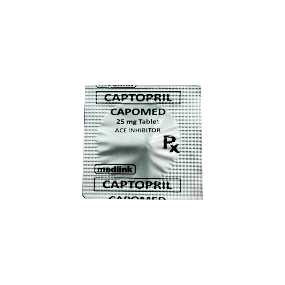 Capomed Captopril 25mg Tablet By 1's - Image 2