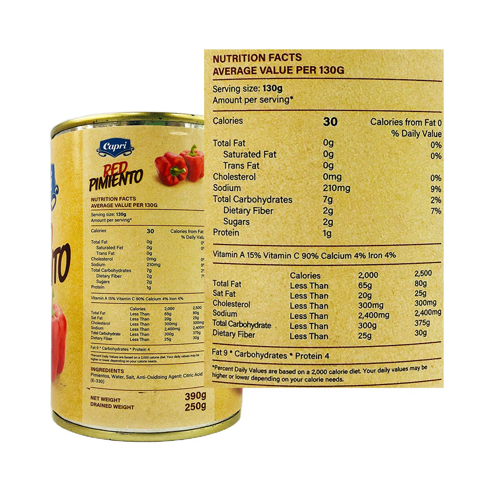 Capri Red Pimientos 390g - Image 2