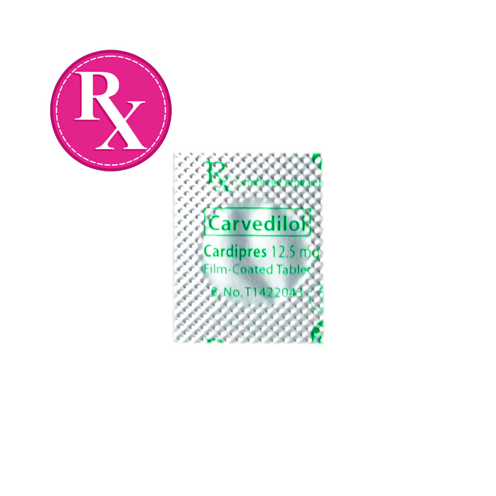 Cardipres 12.5mg Film Coated Tablet By 1's