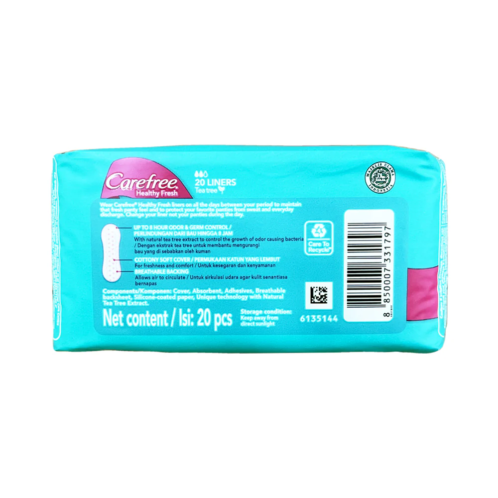 Carefree Healthy Fresh Pantyliner 20's - Image 2