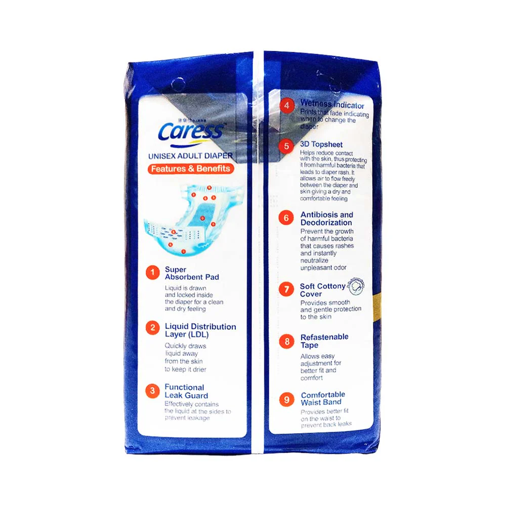 Caress Adult Diaper Maxi Overnight Medium 10's - Image 4