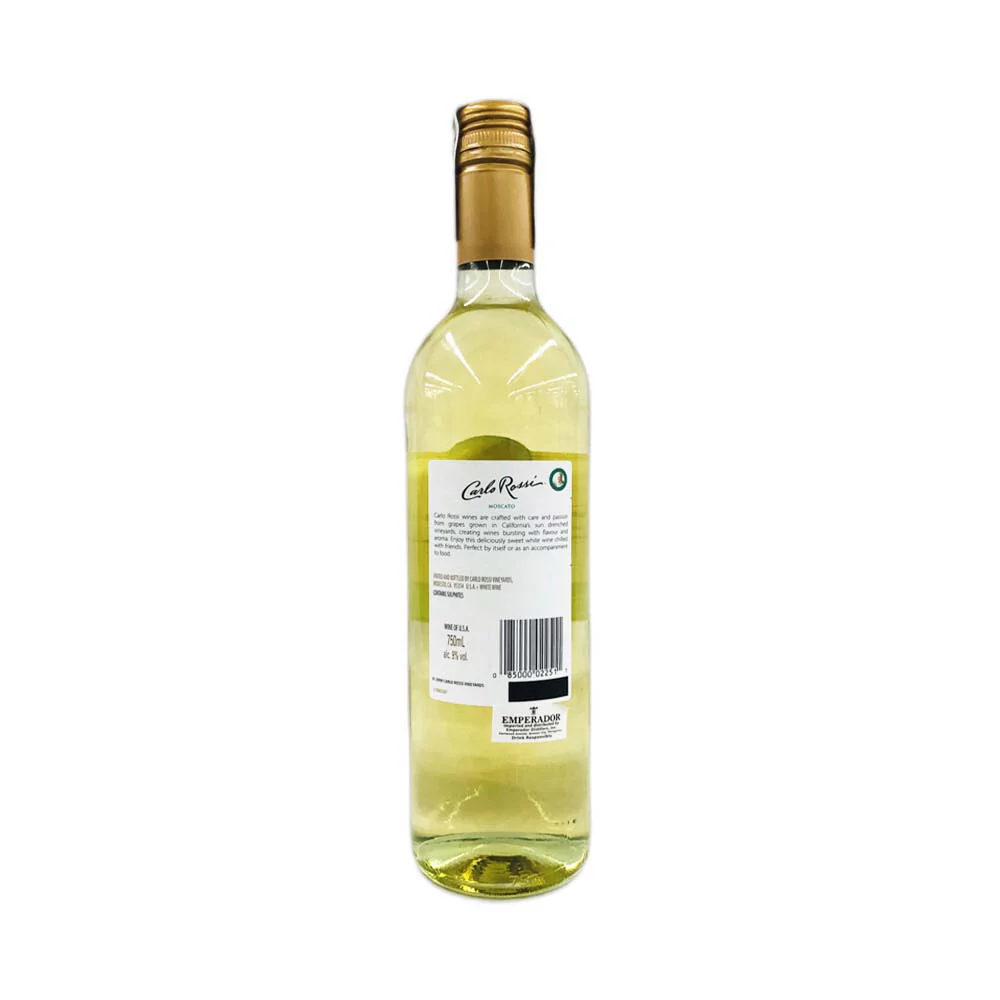 Carlo Rossi Moscato White Wine 750ml - Image 3