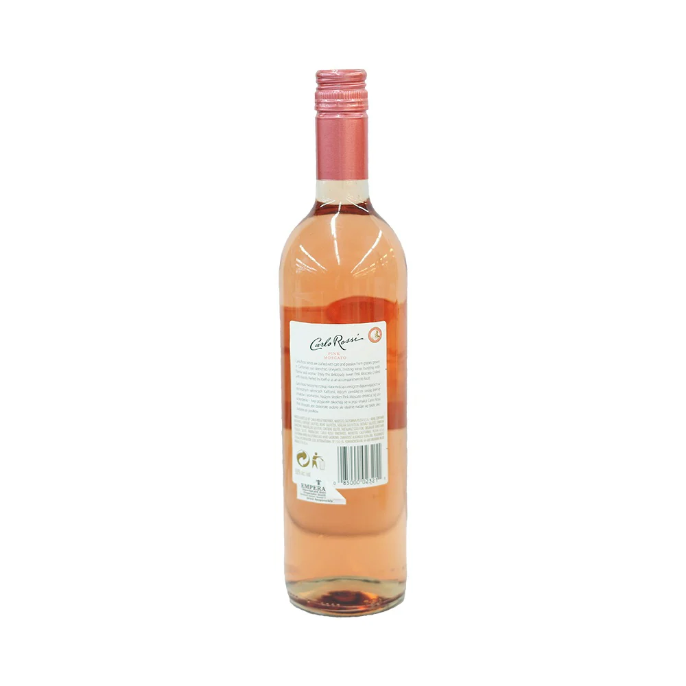 Carlo Rossi Pink Moscato 750ml - Image 3