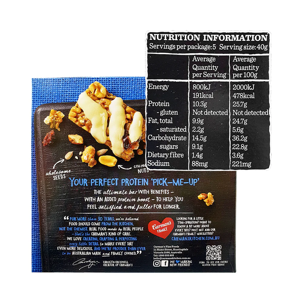 Carman's Protein Bars 200g - Image 4