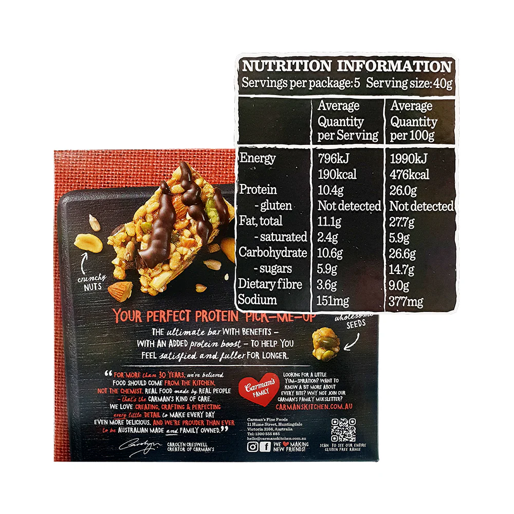 Carman's Protein Bars 200g - Image 6