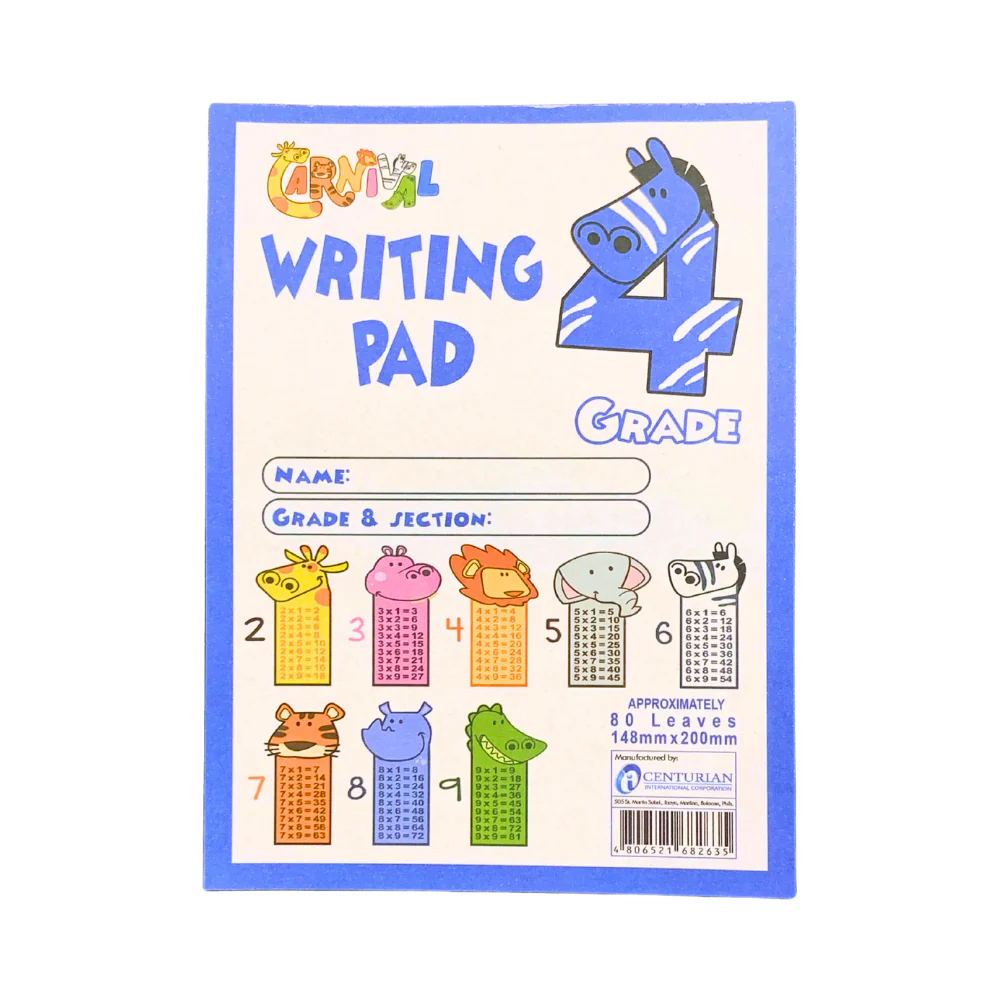Carnival Writing Pad 80 Leaves - Image 3