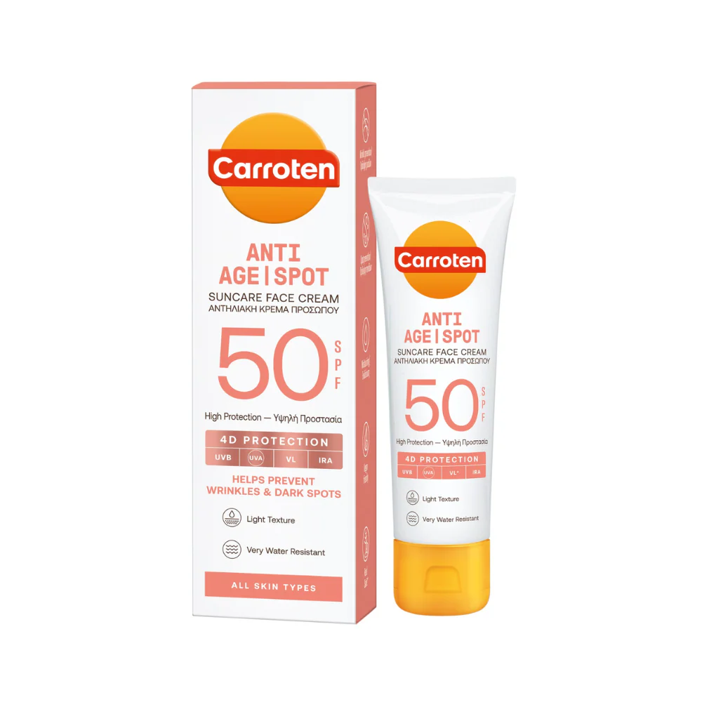 Carroten Anti Age Spot Suncare Face Cream 50ml - Image 2