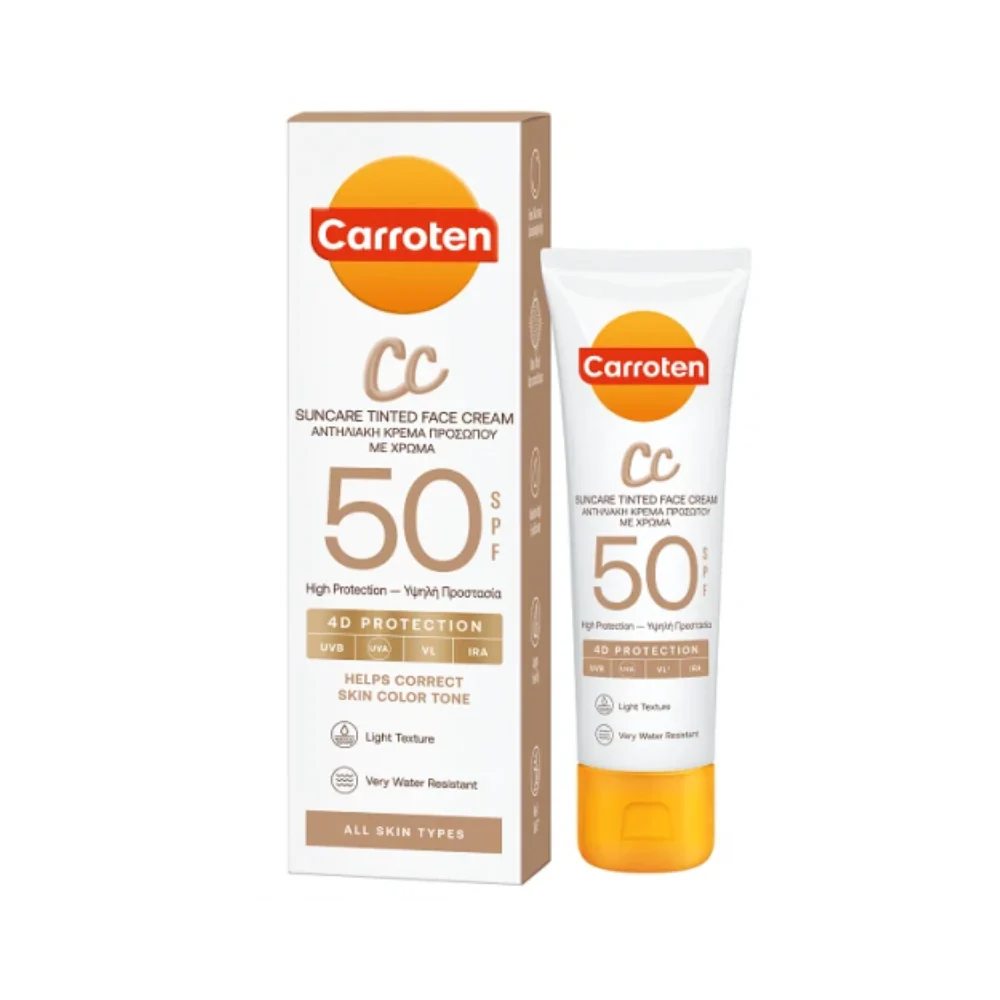 Carroten CC Suncare Tinted Face Cream 50ml - Image 2