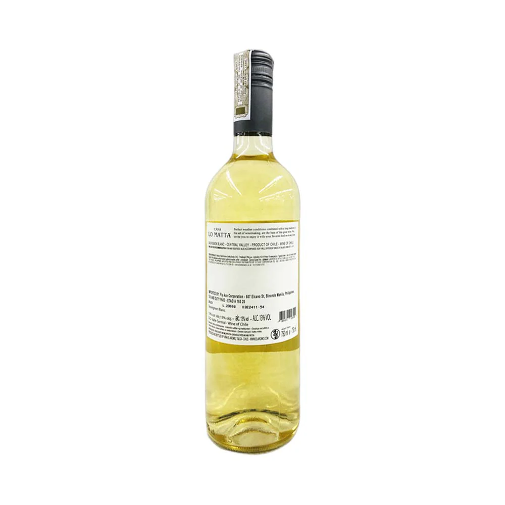 Casa Lo Mata Sauvignon Blanc White Wine (2005) 750ml - Image 3