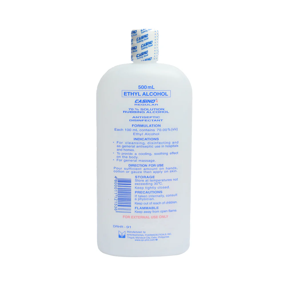 Casino 70% Ethyl Alcohol Regular 500ml - Image 2