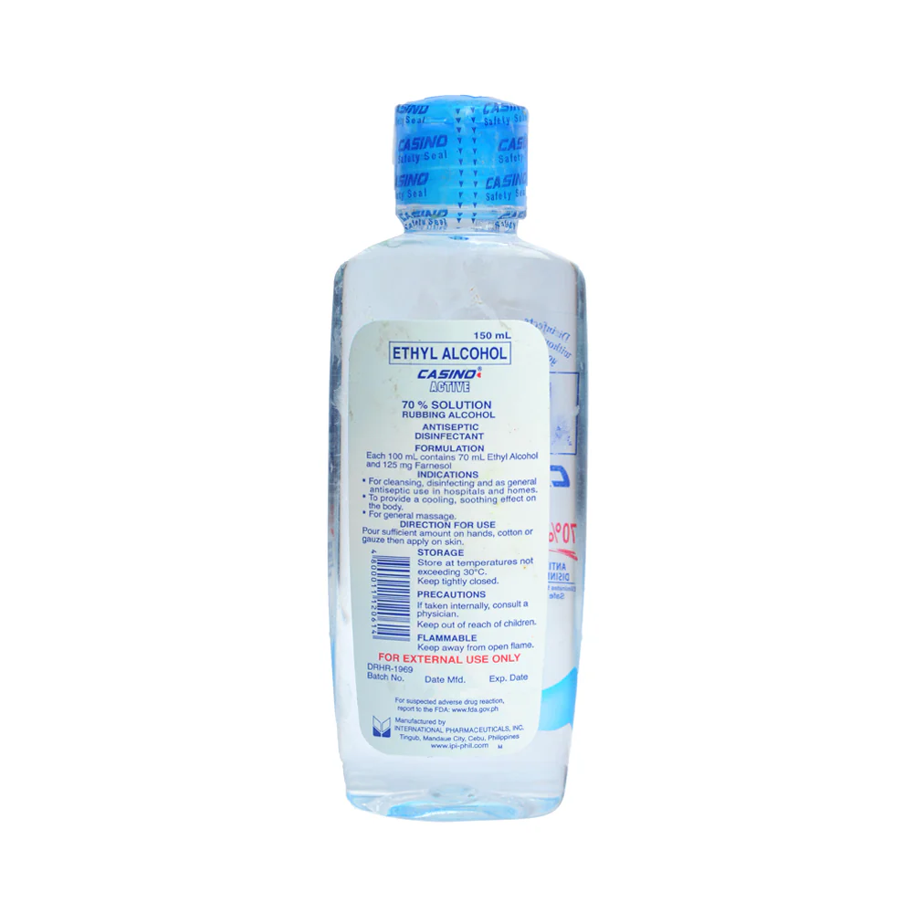 Casino Active 70% Ethyl Alcohol Triclosan 150ml - Image 2