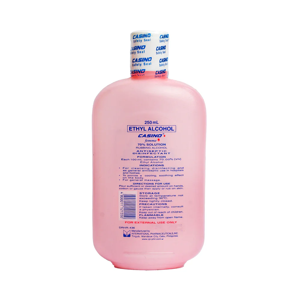 Casino Femme 70% Ethyl Alcohol 250ml - Image 2