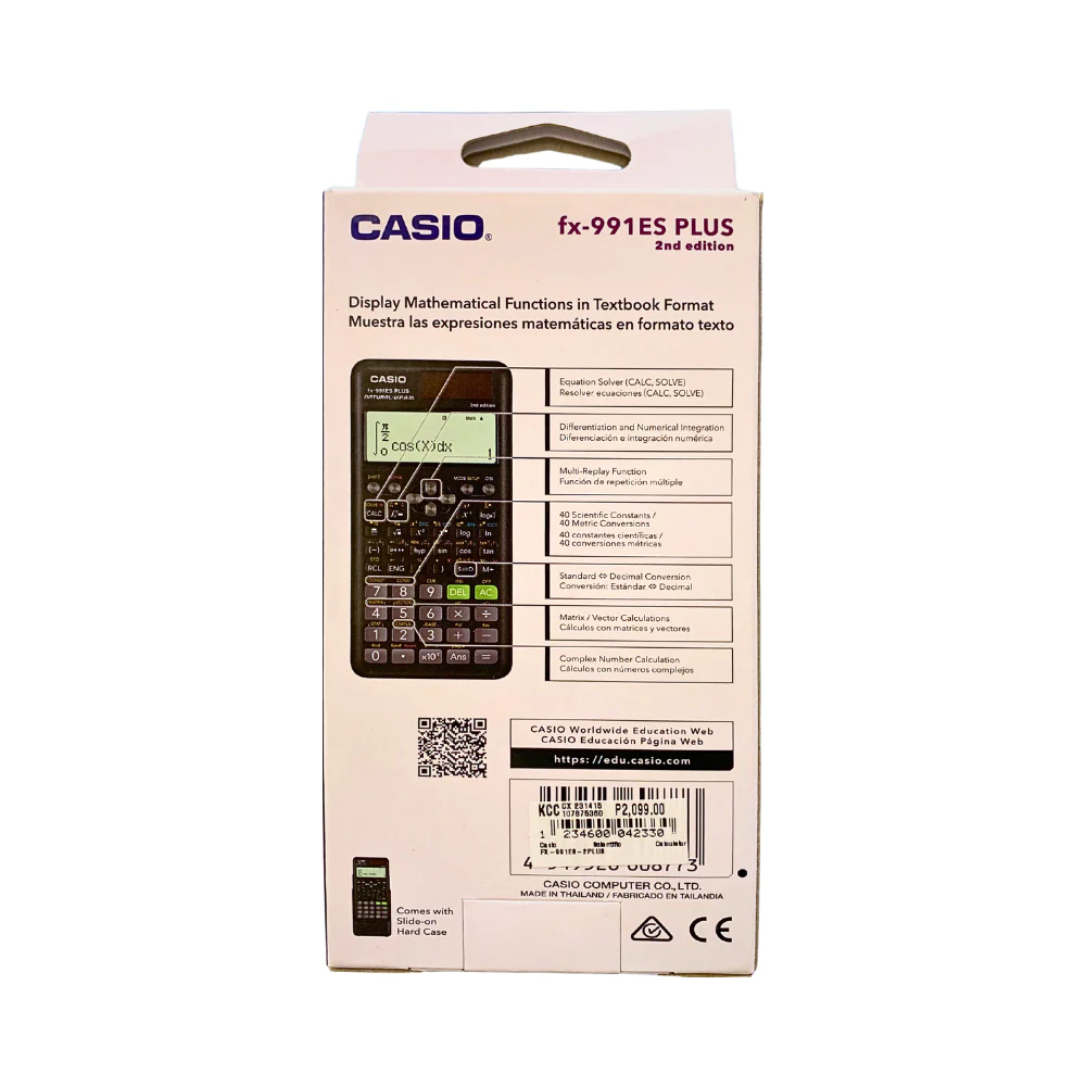 Casio Fx-991ES Plus Scientific Calculator - Image 2