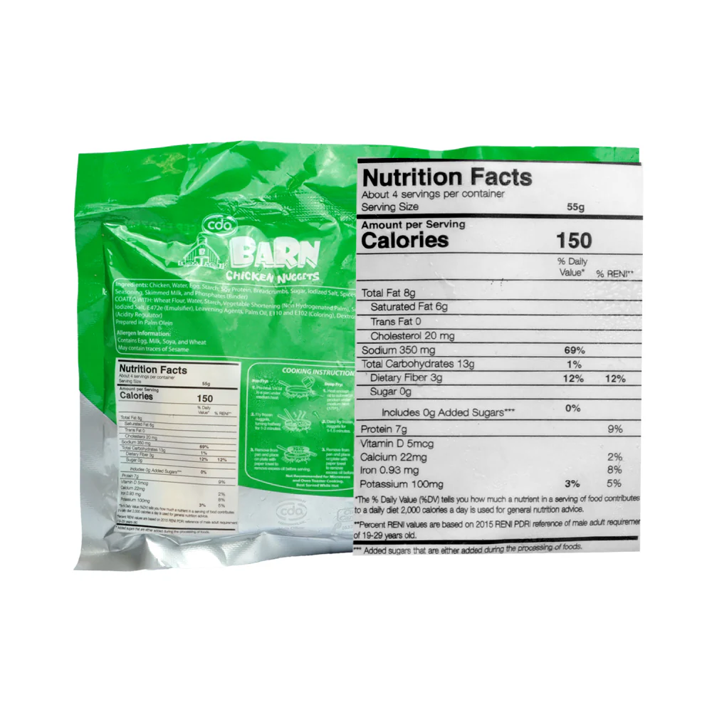 CDO Barn Chicken Nuggets Star Shape 200g - Image 2