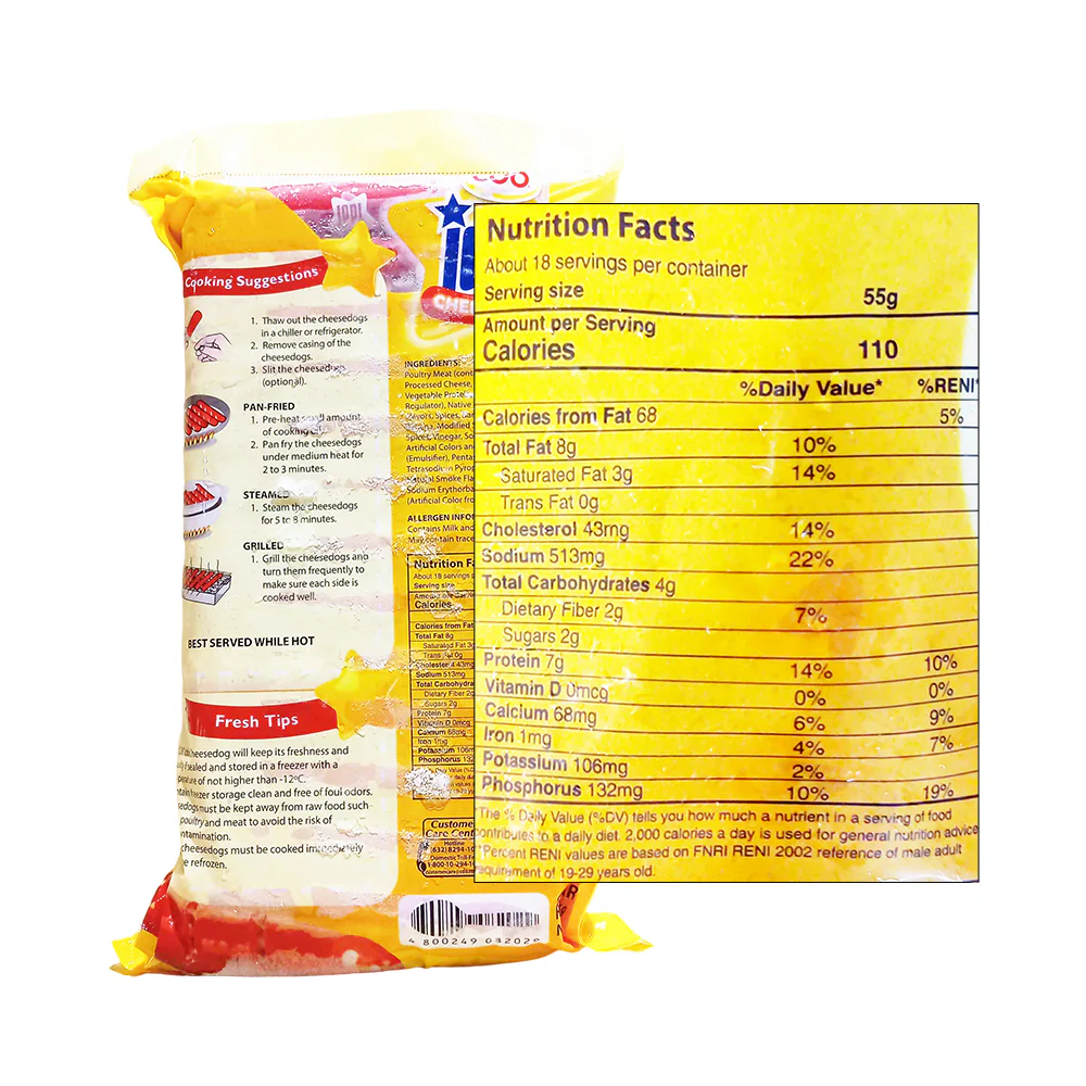 CDO Idol Cheesedog Regular 1kg - Image 2