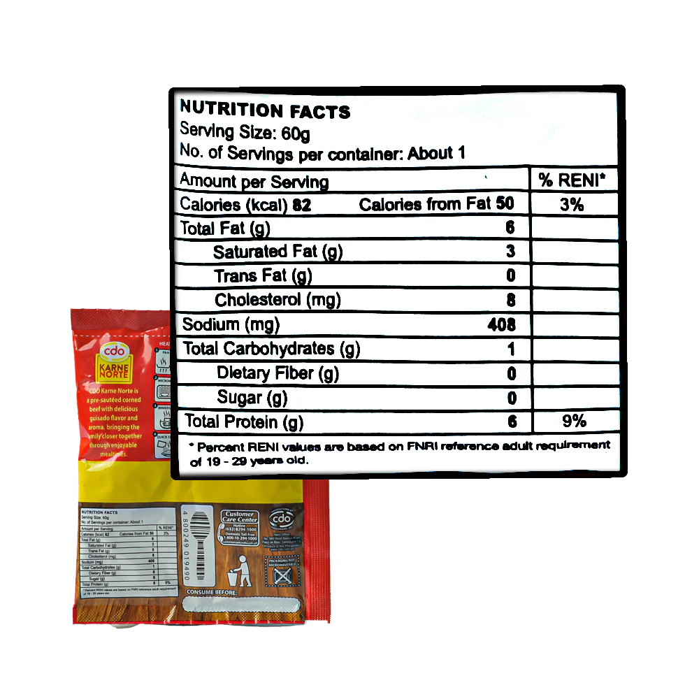 CDO Karne Norte Guisado Baon Pack 60g - Image 3
