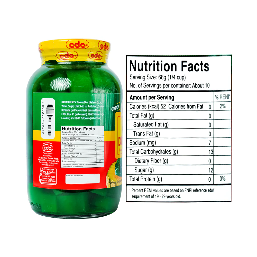 CDO Nata De Coco Green 680g (24oz) - Image 2