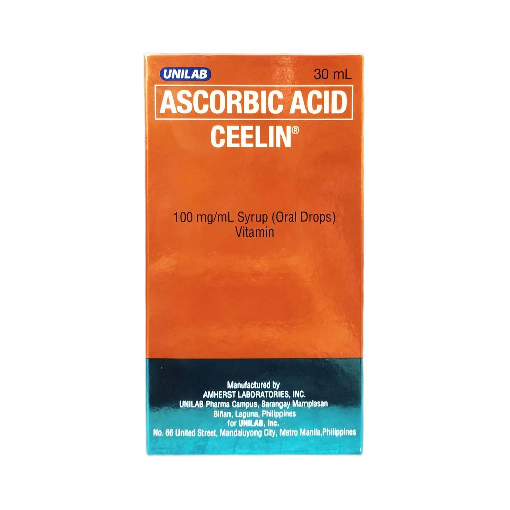 Ceelin Ascorbic Acid 100mg/ml Drops 30ml - Image 2