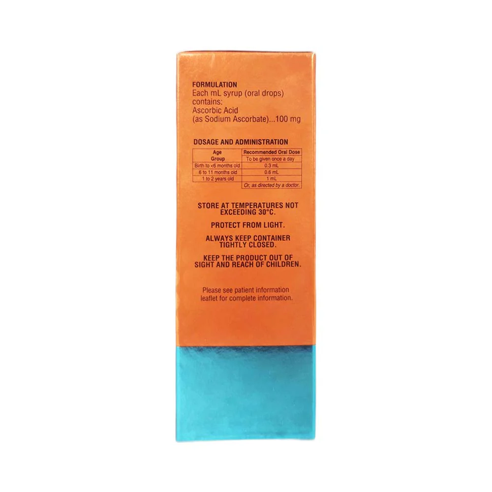 Ceelin Ascorbic Acid 100mg/ml Drops 30ml - Image 3